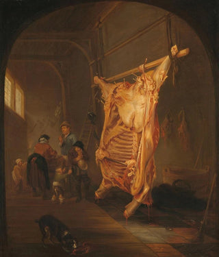 The Slaughtered Ox - Abraham van den Hecken — artwork view