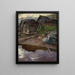 In the evening - Abram Efimovich Arkhipov — framed artwork on a wall