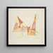 Abstraction based on sails III - David Kakabadz — framed artwork on a wall