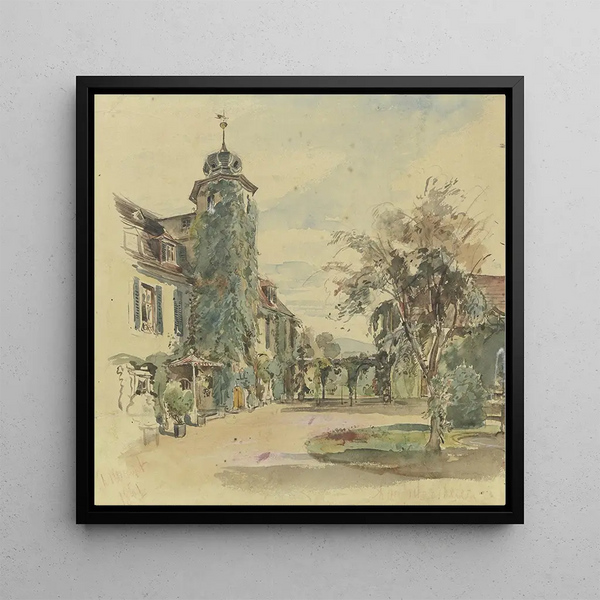 Access to a domain in Handschuhsheim - Philipp Rumpf — framed artwork on a wall