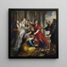 Achilles discovered by Ulysses and Diomedes - Peter Paul Rubens — framed artwork on a wall