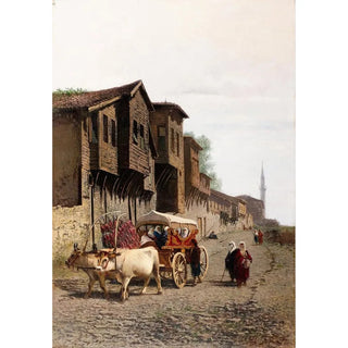 Reproduction of the painting La charrette Kou - Achille Befani Formis