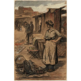 Marchande et marchand de ferraille - Achille Granchi-Taylor — artwork view