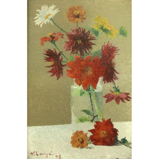 Flower Still Life Painting - Achille Laugé — artwork view