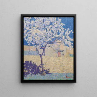 L'Arbre en fleur - Achille Laugé — framed artwork on a wall