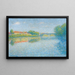 La Garonne Toulouse - Achille Laugé — framed artwork on a wall