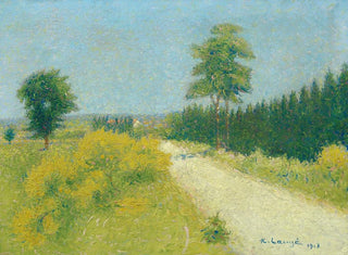 La route de Belvès vers le relais - Achille Laugé — artwork view