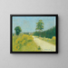 La route de Belvès vers le relais - Achille Laugé — framed artwork on a wall