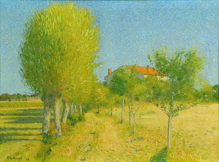 La Lande des Saules derrière l'Alouette Cailhau - Achille Laugé — artwork view