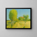 La Lande des Saules derrière l'Alouette Cailhau - Achille Laugé — framed artwork on a wall