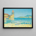 Le Port de Collioure - Achille Laugé — framed artwork on a wall