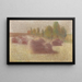 Les Gerbes - Achille Laugé — framed artwork on a wall