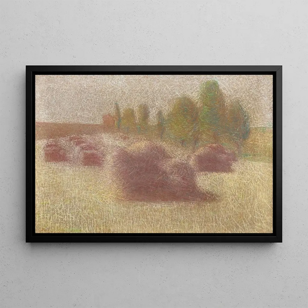 Les Gerbes - Achille Laugé — framed artwork on a wall