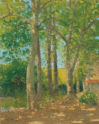 Landscape with Large Trees - Achille Laugé — artwork view
