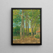 Landscape with Large Trees - Achille Laugé — framed artwork on a wall