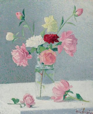Vase de roses - Achille Laugé — artwork view