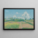 Orchard by the artist - Achille Laugé — framed artwork on a wall