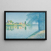 Vue des quais de la Garonne - Achille Laugé — framed artwork on a wall