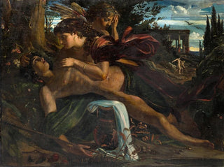 Venus weeping over Adonis - Achilles Forcart — artwork view