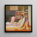 Acte couché - Walther Gamerith — framed artwork on a wall