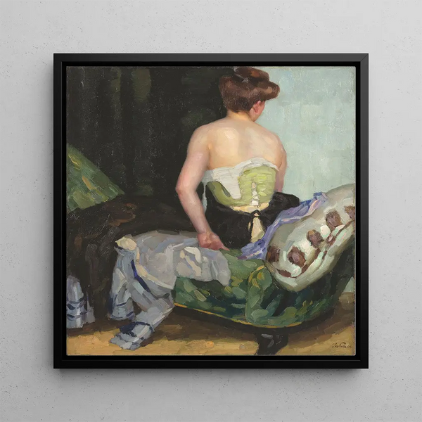 Acte de dos - Leo Putz — framed artwork on a wall