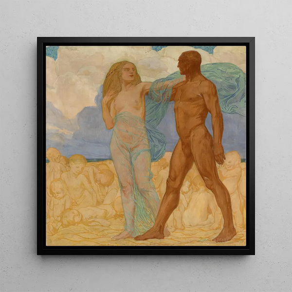 Adagio from the Rythmes cycle - Otto Friedrich — framed artwork on a wall