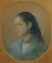 Dame avec un collier de corail - Adalbert Franz Seligmann — artwork view