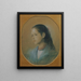 Dame avec un collier de corail - Adalbert Franz Seligmann — framed artwork on a wall