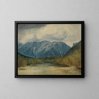 The Rax in Lower Austria - Adalbert Stifter — framed artwork on a wall