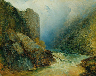 The devil's wall near Hohenfurt Kienberg - Adalbert Stifter — artwork view