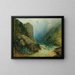 The devil's wall near Hohenfurt Kienberg - Adalbert Stifter — framed artwork on a wall