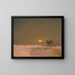 Moonrise - Adalbert Stifter — framed artwork on a wall