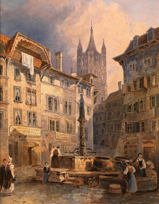 Place de Palud à Lausanne - Adalbert Stifter — artwork view