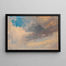 Study of Clouds at Kirchschlag - Adalbert Stifter — framed artwork on a wall