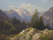 Mountain motif painting - Adalbert Waagen — artwork view