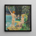 Adam and Eve Paradise - Ludwig von Hofmann — framed artwork on a wall