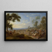 A Cavalry Charge - Adam François van der Meulen — framed artwork on a wall