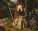 A Sleeping Harpist - Adam August Müller — artwork view