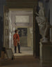 La Salle des Antiquités at the Charlottenborg Palace in Copenhagen - Adam August Müller — artwork view