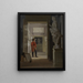 La Salle des Antiquités at the Charlottenborg Palace in Copenhagen - Adam August Müller — framed artwork on a wall