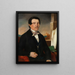 Portrait of an Architect - Adam Brenner — framed artwork on a wall