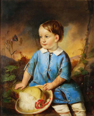 Portrait of a Boy with a Hat - Adam Brenner — artwork view