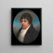 Portrait of a Gentleman - Adam Buck — framed artwork on a wall