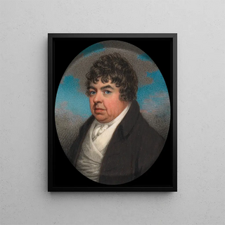 Portrait of a Gentleman - Adam Buck — framed artwork on a wall