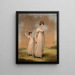 Portrait of a Mother and Her Child - Adam Buck — framed artwork on a wall