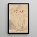 Two Sisters - Adam Buck — framed artwork on a wall
