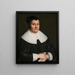 Portrait of a Lady - Adam Camerarius — framed artwork on a wall