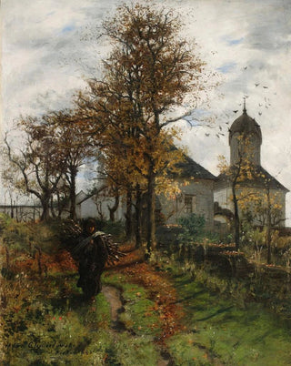 Presbytère abandonné - Adam Chmielowski | Painting — artwork view