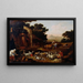 Sheep Shearing Painting - Adam Colonia — framed artwork on a wall