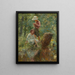 In the Woods - Adam Emory Albright — framed artwork on a wall